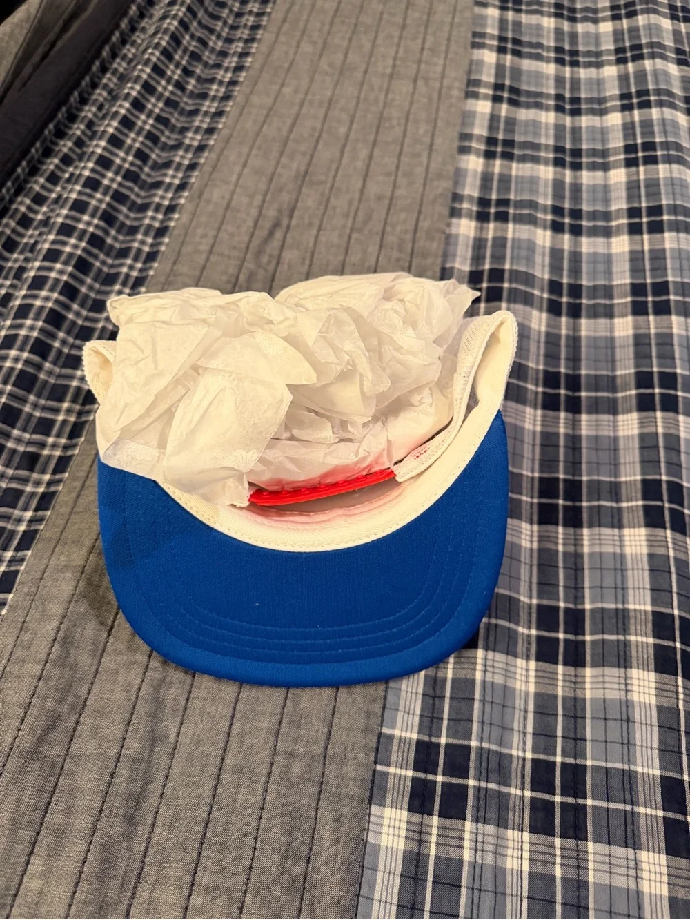 Chrome Hearts Red White Blue Foam Trucker Hat